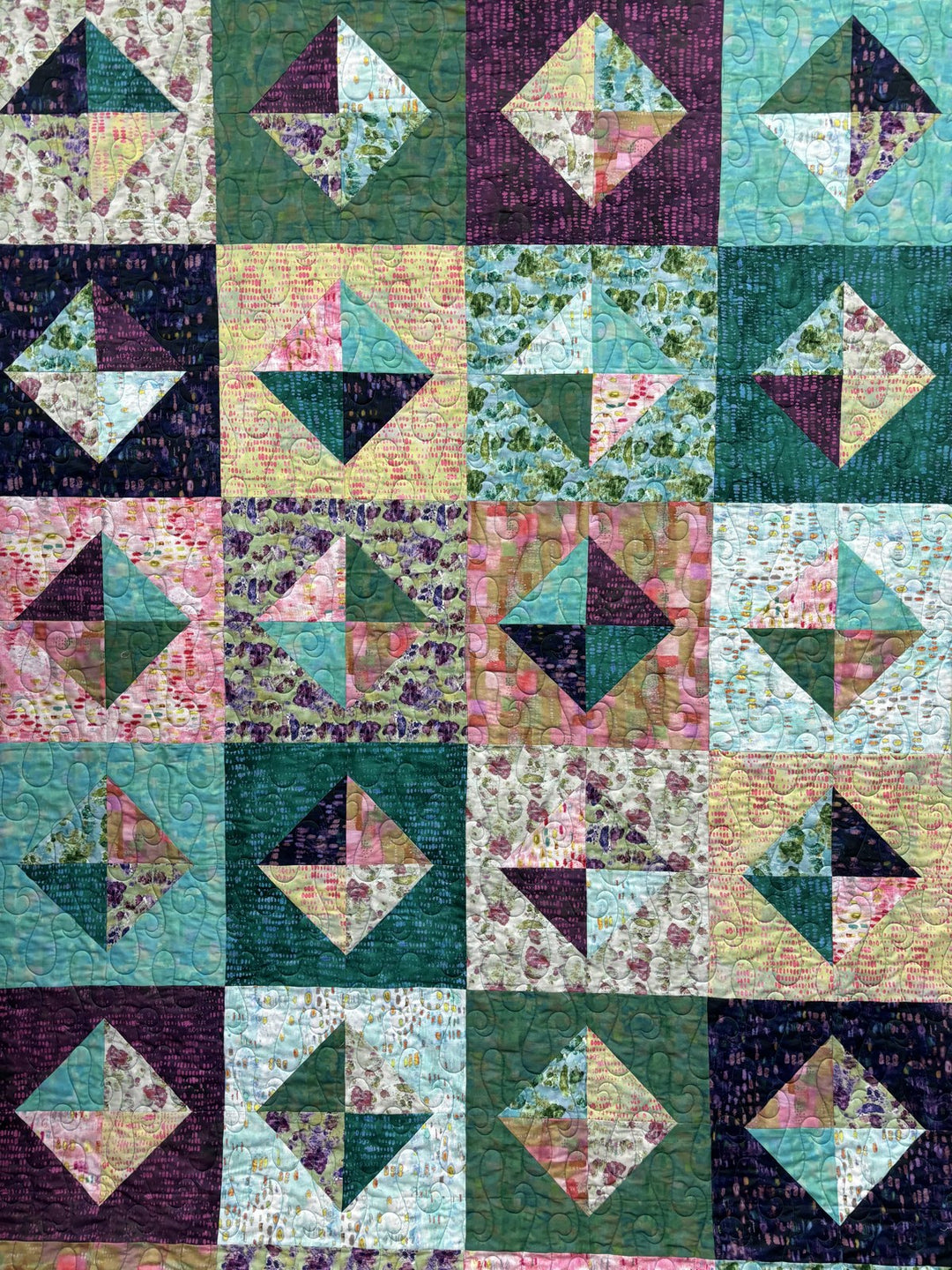 Skyler quilt, part of the Stripology Quickies Trunk 3 trunk show