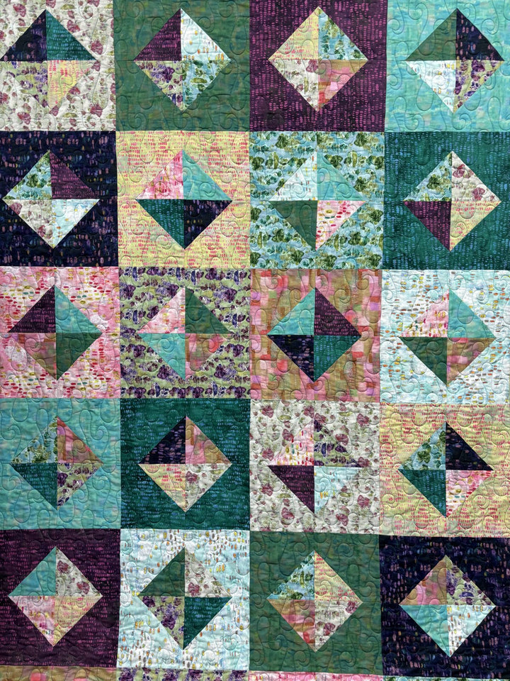 Skyler quilt, part of the Stripology Quickies Trunk 3 trunk show