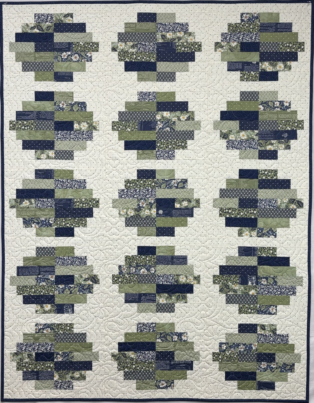 Ellipse quilt, part of the Stripology Squared Trunk trunk show