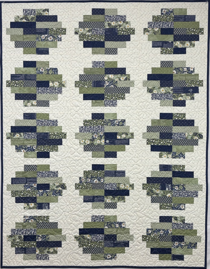 Ellipse quilt, part of the Stripology Squared Trunk trunk show
