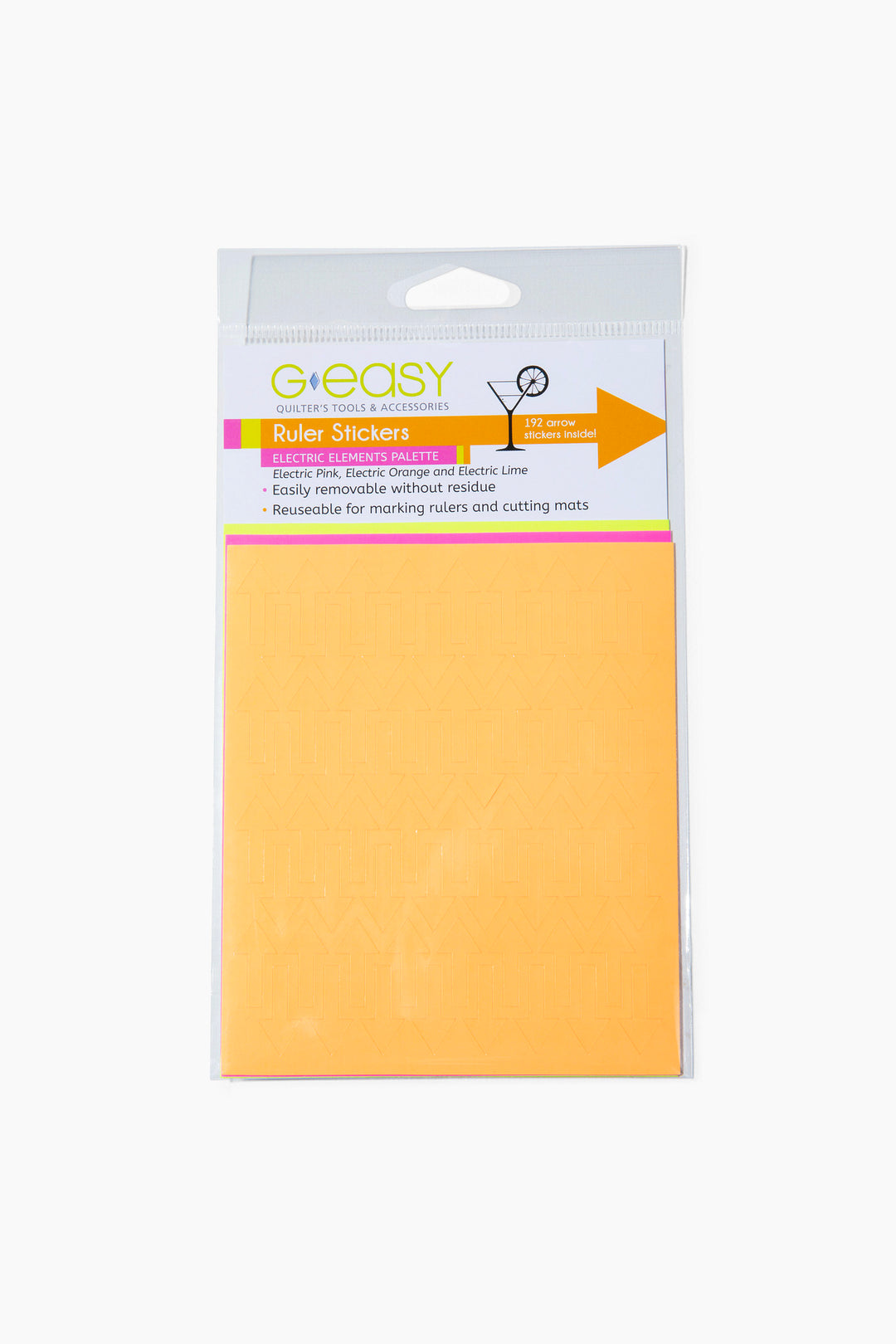 GEasy Ruler Stickers - Electric Elements palette GE-1103