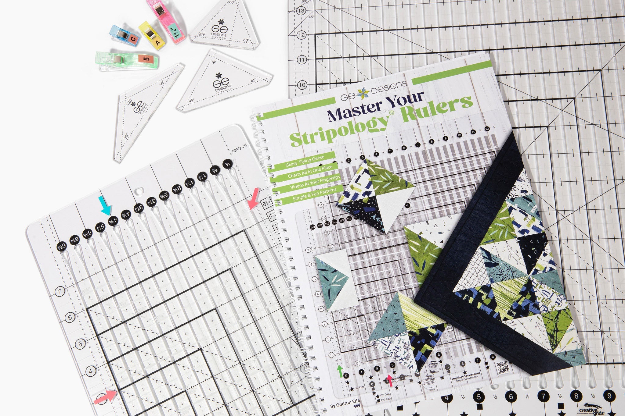 Master Your Stripology Rulers Book GE-517 Book GE Designs